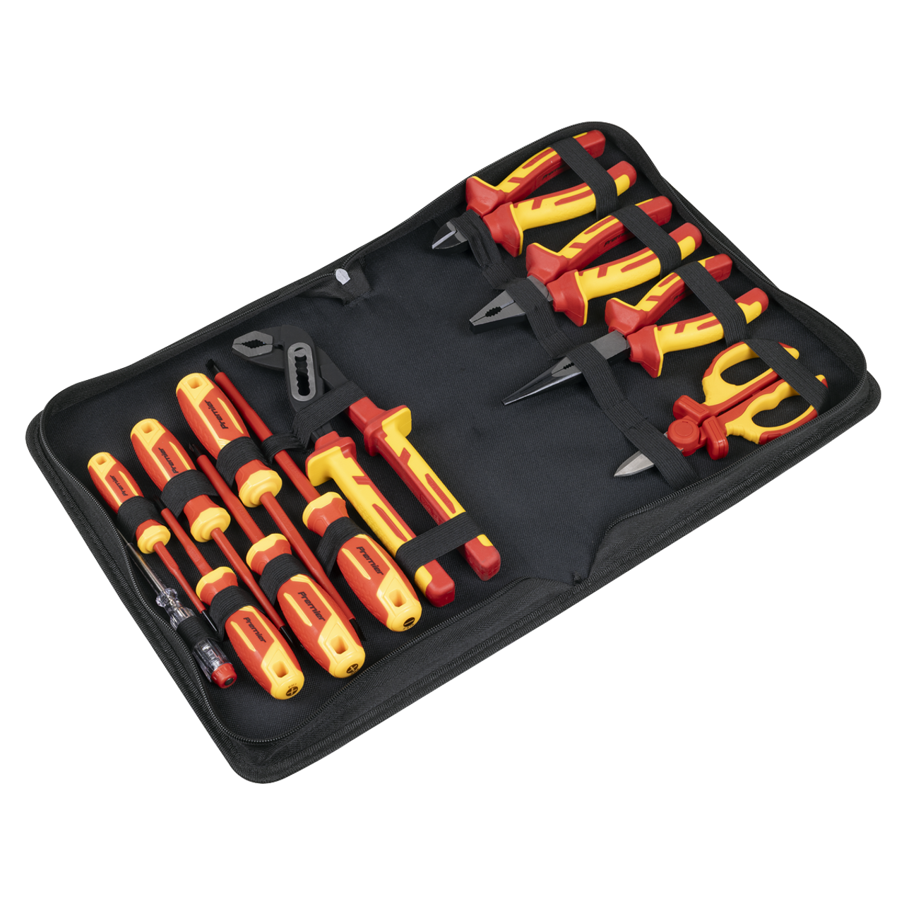 Screwdriver, Pliers & Scissor Set 12pc - VDE Approved