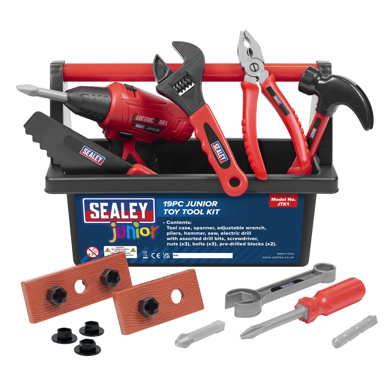 Junior Toy Tool Set 19pc